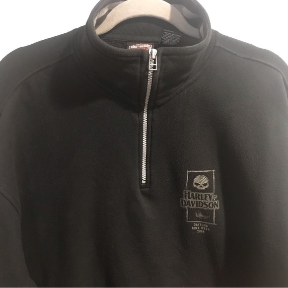 Vintage Harley Davidson 2006 Dayton Bike Week Pull Over 1/4 Zip Sweatshirt - Picture 3 of 7
